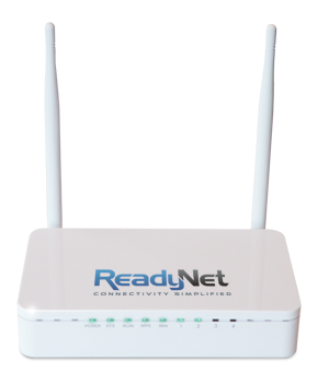ReadyNet high performance WR300NQ Wireless N Router, with 802.11n 2xMIMO radio