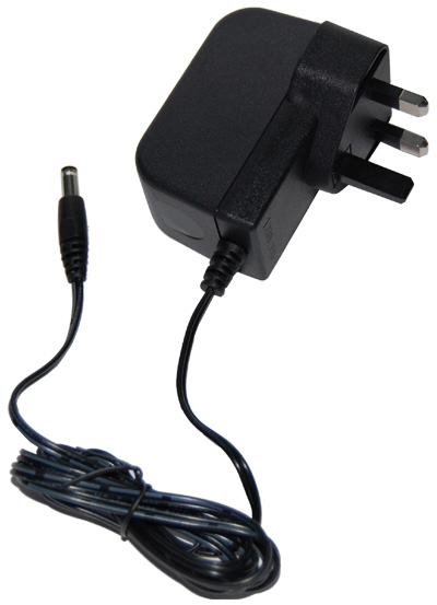 18POW-UK Mikrotik 24vdc, 19 watt universal switching power supply with 2.1mm DC plug and Type G UK plug