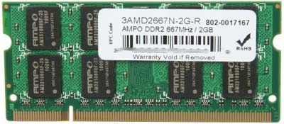 2GB Upgrade DDR2 module tested for RB1200, RB1100, and RB1000 - upgrade to the maximum 1.5GB RAM capacity