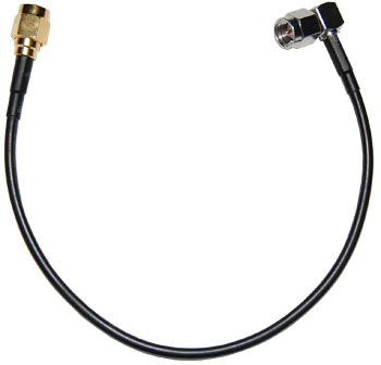 5210004-001 RPSMA to Right Angle SMA 8 inch pigtail cable