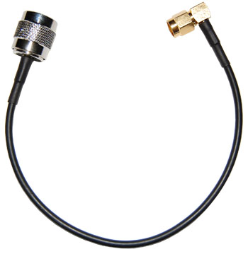 5210004-004  RPTNC to Right Angle SMA 8 inch pigtail cable