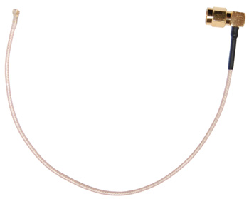 ITelite U.Fl to Right Angle SMA 10 inch pigtail cable