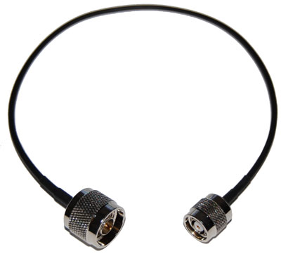 CA100-NM-RTNCM-12 RP-TNC Male to N-Male pigtail cable  12 inches (310mm) long