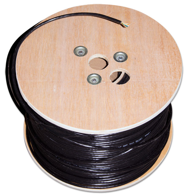 CAT5e unshielded flooded Ethernet cable - 1000 foot roll