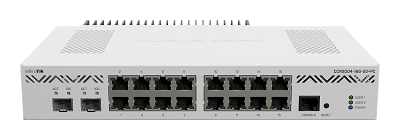 Mikrotik CCR2004-16G-2S+PC - Up to 300% faster than the previous CCR1009 routers - in a blissful silence!