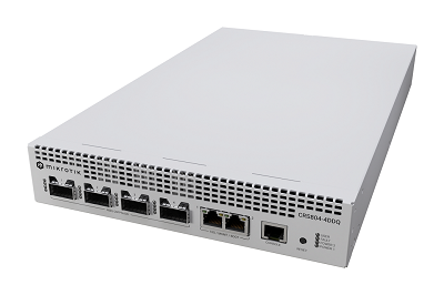 Mikrotik CRS804-4DDQ-hRM - with four 400G QSFP56-DD ports and dual 10 Gigabit Ethernet - New!