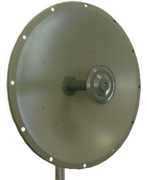 Laird /Pacific Wireless 32dBi 4.9-5.8GHz Wideband 3 foot (0.9M) Dish Antenna - Single Polarity