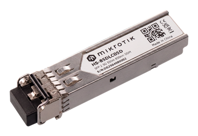 Mikrotik HS-85DLC05D SFP module 1.25G/2.5G MM 550m 850nm with dual LC-type connector and DDM