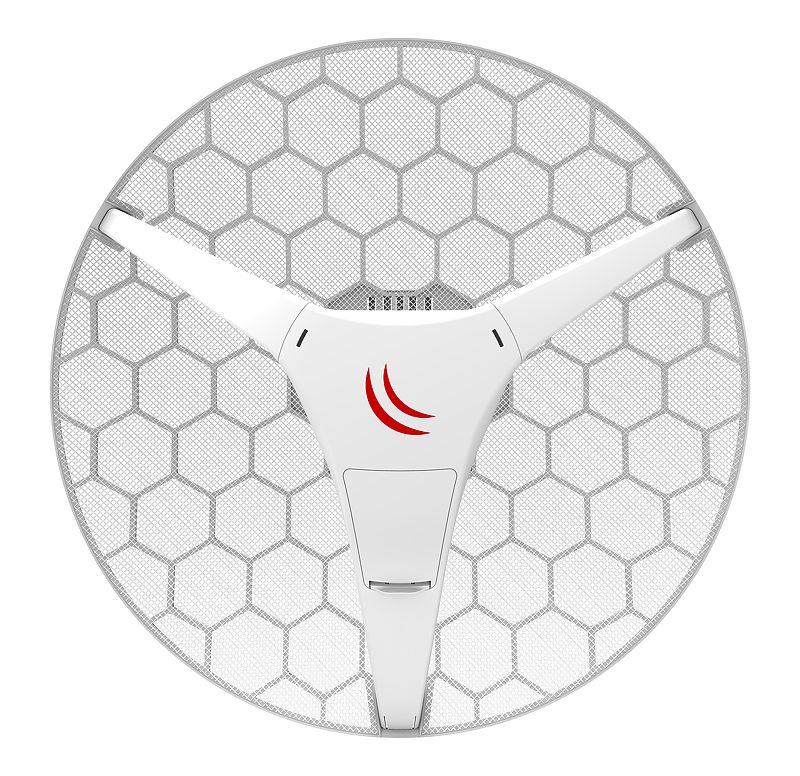 Mikrotik LHG 5 ac (RBLHGG-5acD-US) is a compact and light 5GHz 802.11ac wireless device with an integrated dual polarization 24.5 dBi grid antenna at a revolutionary price!