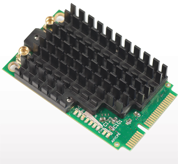 R11e-2HPnD Mikrotik 802.11b/g/n High Power MiniPCIe card - 1000mw output Atheros AR9580 chipset - New!