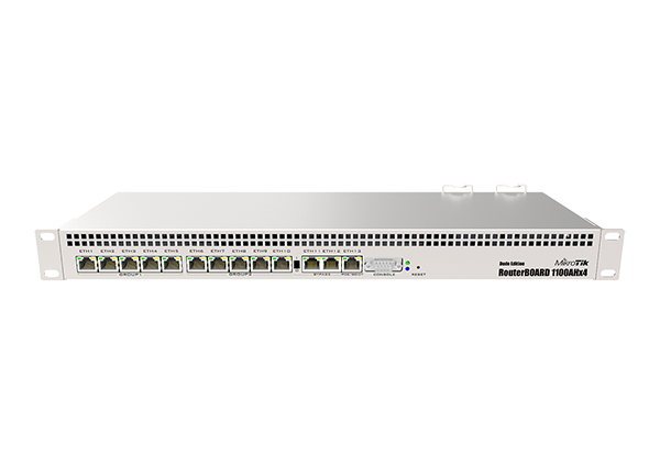 Mikrotik RouterBoard RB1100AHx4 RB1100AHx4 complete Extreme Performance Router with 13-10/100/1000 ethernet ports and RouterOS Level 6 license - New!