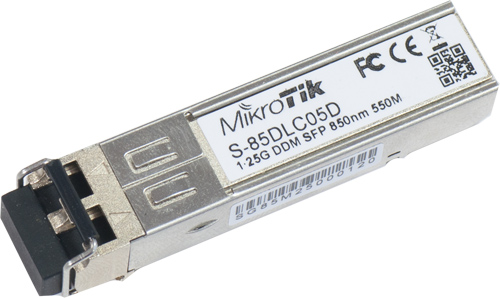 Mikrotik Mm 850nm Multi Mode Fiber 1000base Sx Module With Dual Lc Type Connector And Ddm Fiber And Ethernet Icd Group Inc