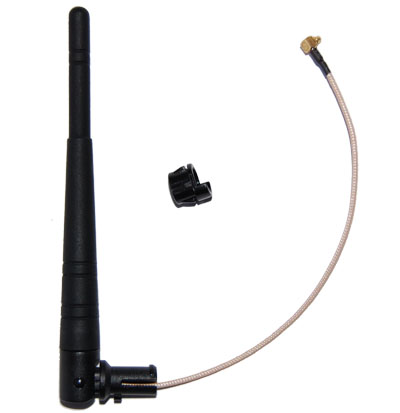 AC/SWI-MMCX ACSWIM 2.4-5.8 GHz 2.5dBi/5.5dBi Omnidirectional Swivel Antenna with cable and MMCX connector (for indoor use)