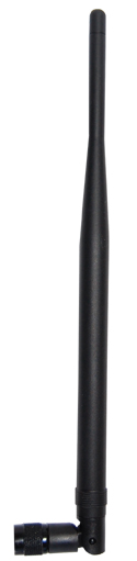 ANT-7OMNI-24-RPTNC 2.4GHz 7dBi Omnidirectional Rubber Duck style antenna with swivel and RP-TNC connector (for indoor use)