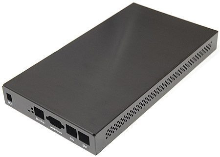 CA/800 Mikrotik RouterBoard Universal RB800 and RB600 Indoor case - plain black (4 holes for Nfemale Bulkhead connectors or AC/SWI Swivel antennas)