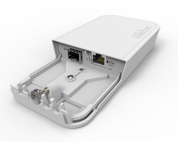 Mikrotik RBFTC11 is Fiber to Copper converter with 12-57V PoE with 802.3af/at support in an outdoor waterproof case - New!