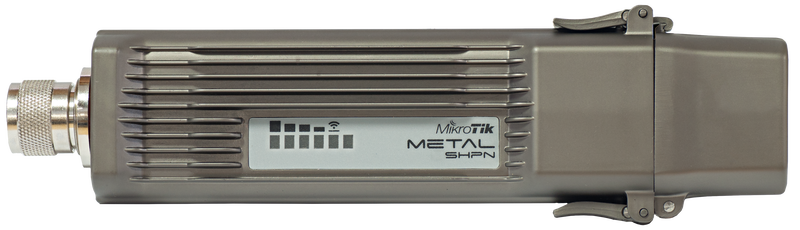 Mikrotik RouterBOARD Metal 9HPn RBMetal9HPn with 400MHz Atheros CPU, 64MB RAM, 1 LAN, 500mW 900MHz, ROS L4, Power Supply