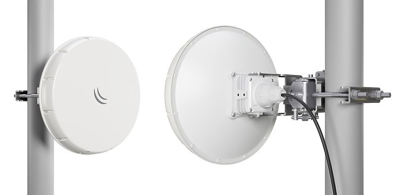 Mikrotik Wireless Wire 60GHz nRAY pair - The most compact wireless 2 Gb/s aggregate link in the 1500 m range - New!