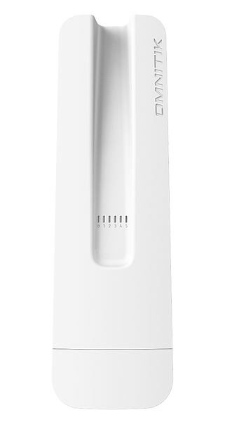 Mikrotik OmniTik 5 POE ac (RBOmniTikPG-5HacD-US) is a weatherproof outdoor AP with dual-polarized omni antennas, dual chain 5GHz 802.11ac