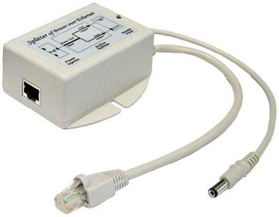 POE-12s-afi Laird / Pacific Wireless 12vdc, .67amp (8w) active 802.3af POE splitter with isolation