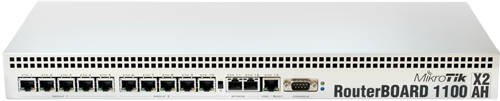 Mikrotik RouterBoard RB/1100AHx2 RB1100AHx2 complete Extreme Performance Router with 13-10/100/1000 ethernet ports and RouterOS Level 6 license - New!