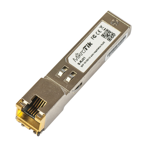 Mikrotik RJ45 SFP copper module 10/100/1000 with auto negotiation