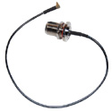 AC/MMCX 12 inch (310mm) long Right Angle MMCX-Nfemale pigtail cable