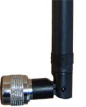 ANT-5OMNI-24-NM 2.4GHz 5dBi Omnidirectional Rubber Duck style antenna with swivel and N-Male connector (for indoor use)