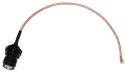 CA178-RTNCB-UFL-6 U.Fl to RP-TNC Female bulkhead pigtail cable  6 inches (155mm) long for 3/8 inch hole