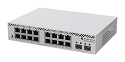 Mikrotik Cloud Smart Switch CSS318-16G-2S+IN  is a SwOS powered Ethernet switch with 16 x 1G Ethernet ports and 2 x 10G SFP+ ports - New!