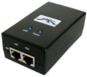 POE-24  Ubiquiti Networks 24vdc, 24 watt switching power supply with POE - includes USA power cord