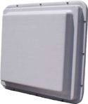 R2T9-12 Roo2 900MHz 12dBi Waterproof Compartment Antenna, White, low profile.
