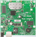 RB911G-5HPnD  (for US and Canada)  Mikrotik RouterBOARD 911G with Atheros AR9342 600MHz CPU, 32MB DDR RAM, 5GHz 802.11a/n dual chain radio, and RouterOS L3