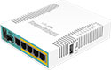 Mikrotik RouterBoard RB960PGS hEX PoE 5 port 10/100/1000 switch and/or router with PoE output on ports 2-5 and SFP - New!