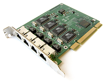IN/E44 Mikrotik RouterBOARD RB44 PCI 4-port Fast Ethernet adapter (VIA VT6106HG Chipset)