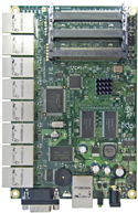 RB/493 RB493 Mikrotik RouterBOARD 493 with 300MHz Atheros AR7130 Network Processor, 64MB RAM, 9 LAN, 3 miniPCI, RouterOS L4 - New!
