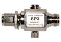 SP3-90-BFF, coaxial lightning protection, 90V-DC to 3GHz, NF to NF .2dB IL typical @3GHz