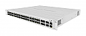 Mikrotik's new PoE Cloud Router PoE Switch CRS354-48P-4S+2Q+RM has 48 x 1G RJ45 ports, 4 x 10G SFP+ ports, and 2 x 40G QSFP+ ports in a 1U rackmount case - new!